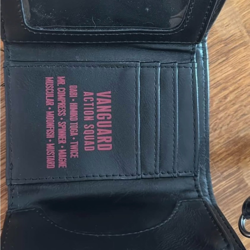 My Hero Academia Vanguard Action Squad Trifold Wallet with Strap - Picture 4 of 4